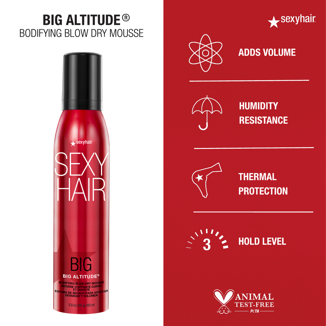 BIG ALTITUDE Mousse Séche-cheveux Rafraichissante 194 gr