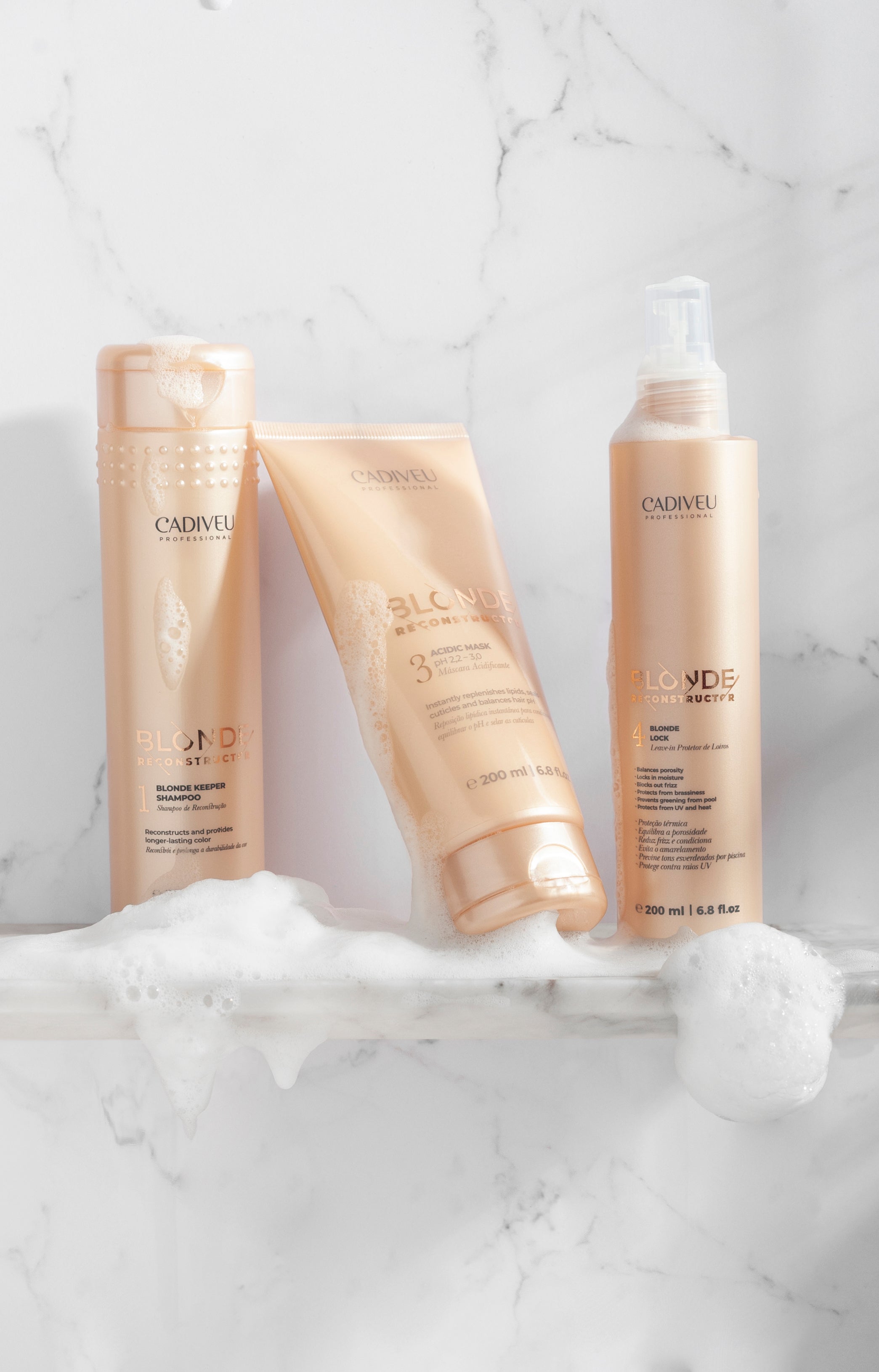 Blonde Reconstructor Kit Soin Réparateur et Nettoyant – 700ml Home Care Kit
