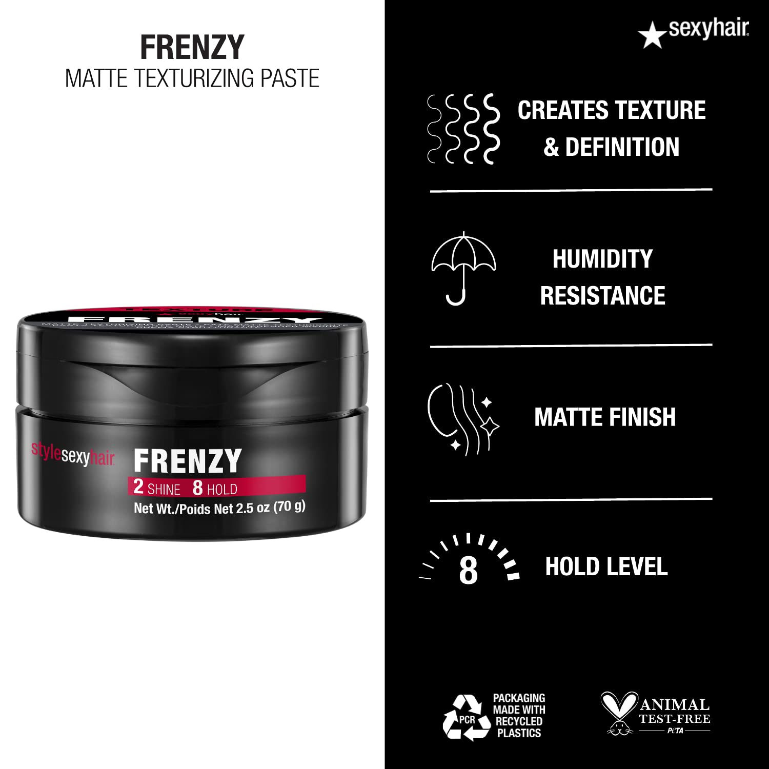 STYLE FRENZY PATE Texturisante Matte 70 gr