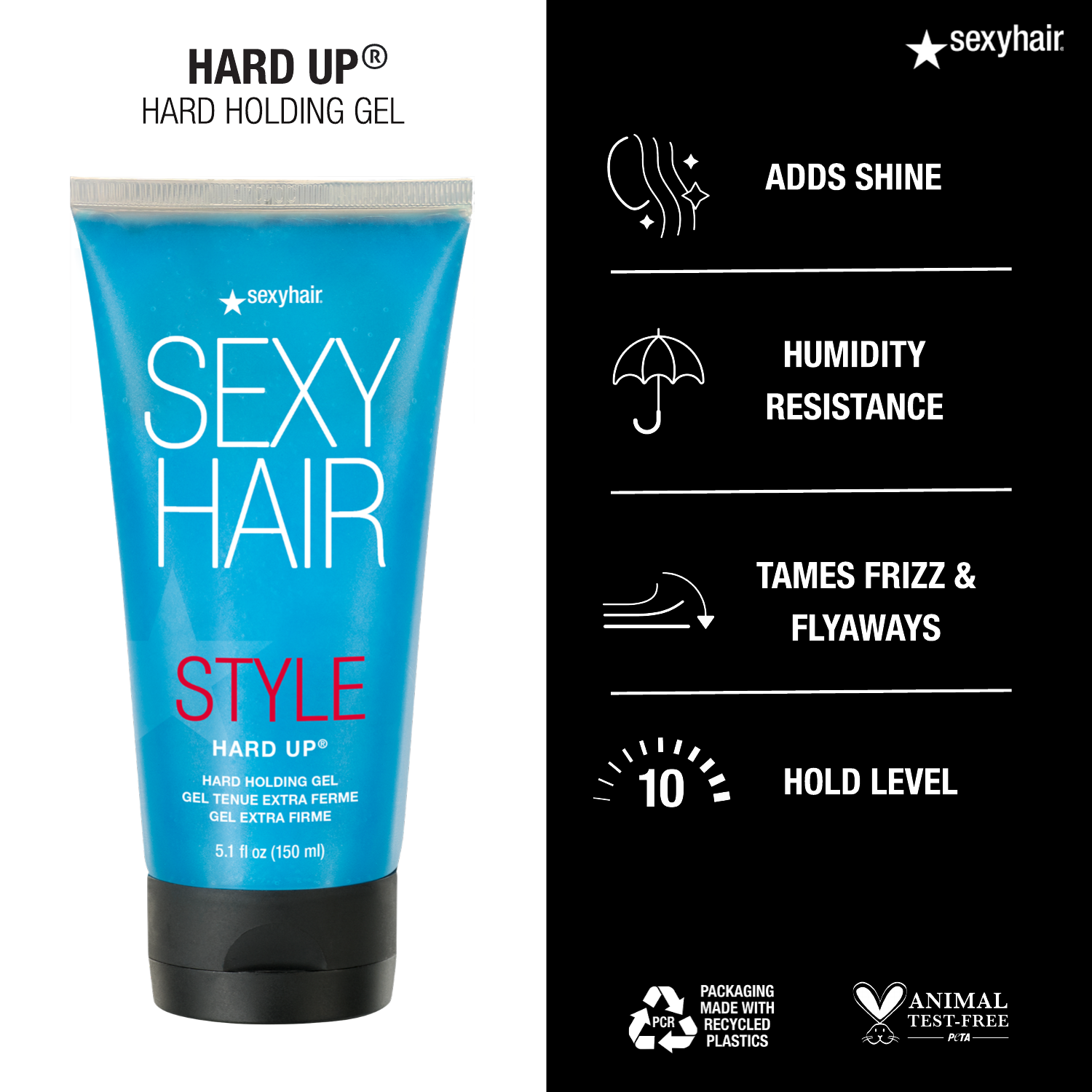 STYLE HARD UP Gel à tenue Forte 150 ml